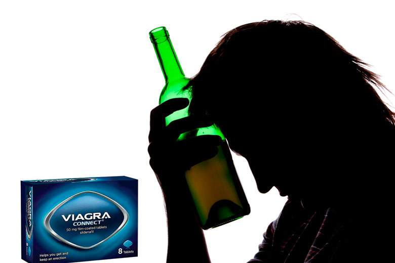 виагра можно ли принимать с алкоголем