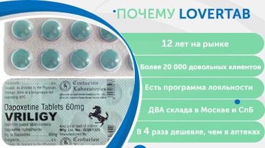 Гарантия качества Дапоксетин 60 мг